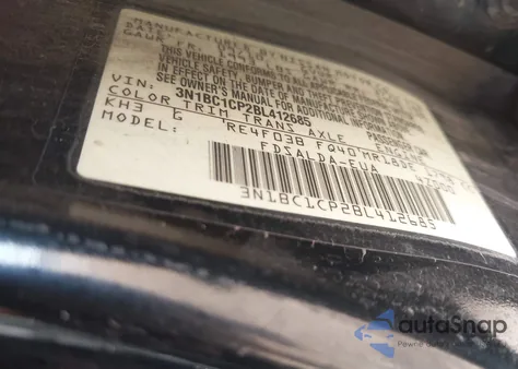 2011 Nissan Versa 1.8S from USA, damaged, VIN 3N1BC1CP2BL412685